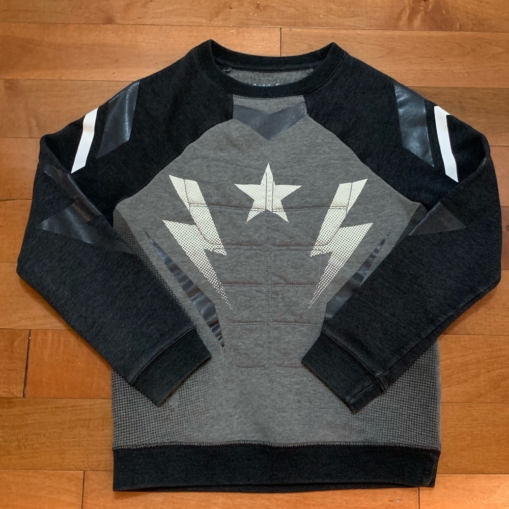 Cat and Jack lightening bolt sweater